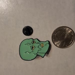 Handsome Squidward enamel pin